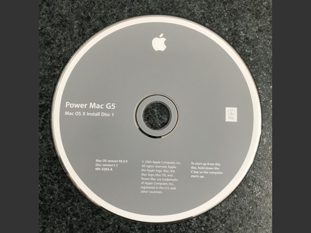 Power mac g4 install disk download