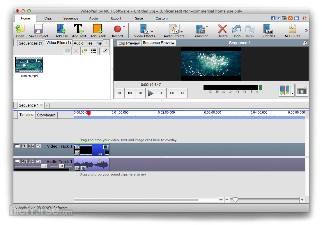 Nch videopad video editor download
